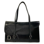 Dior Saddle Bag Black Leather
