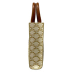 Celine Tote Bag Mini Vertical Cabas Brown Ivory — view 4