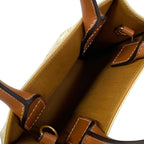 Celine Tote Bag Mini Vertical Cabas Brown Ivory — view 7