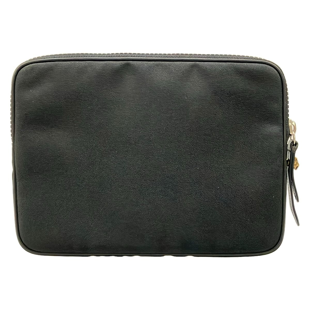 Gucci Clutch Embroidery Black Green Multi — view 3