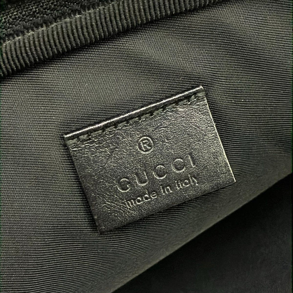 Gucci Clutch Embroidery Black Green Multi — view 8