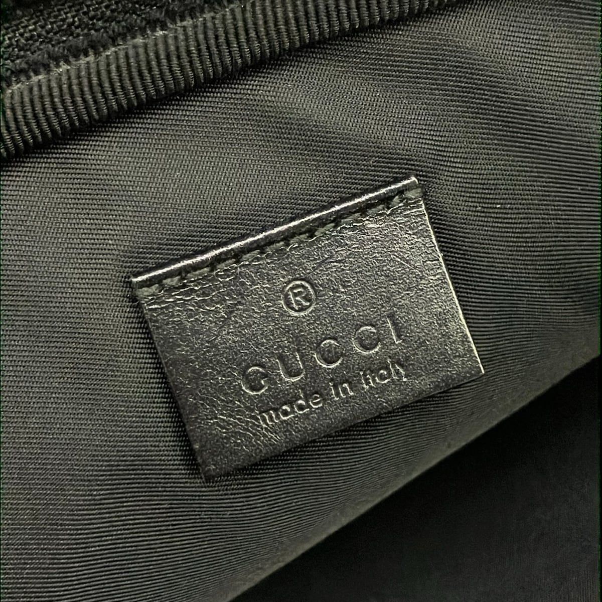 Gucci Clutch Embroidery Black Green Multi — view 8