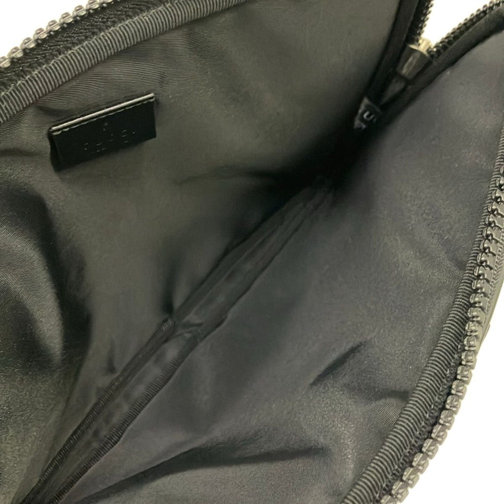 Gucci Clutch Embroidery Black Green Multi — view 7