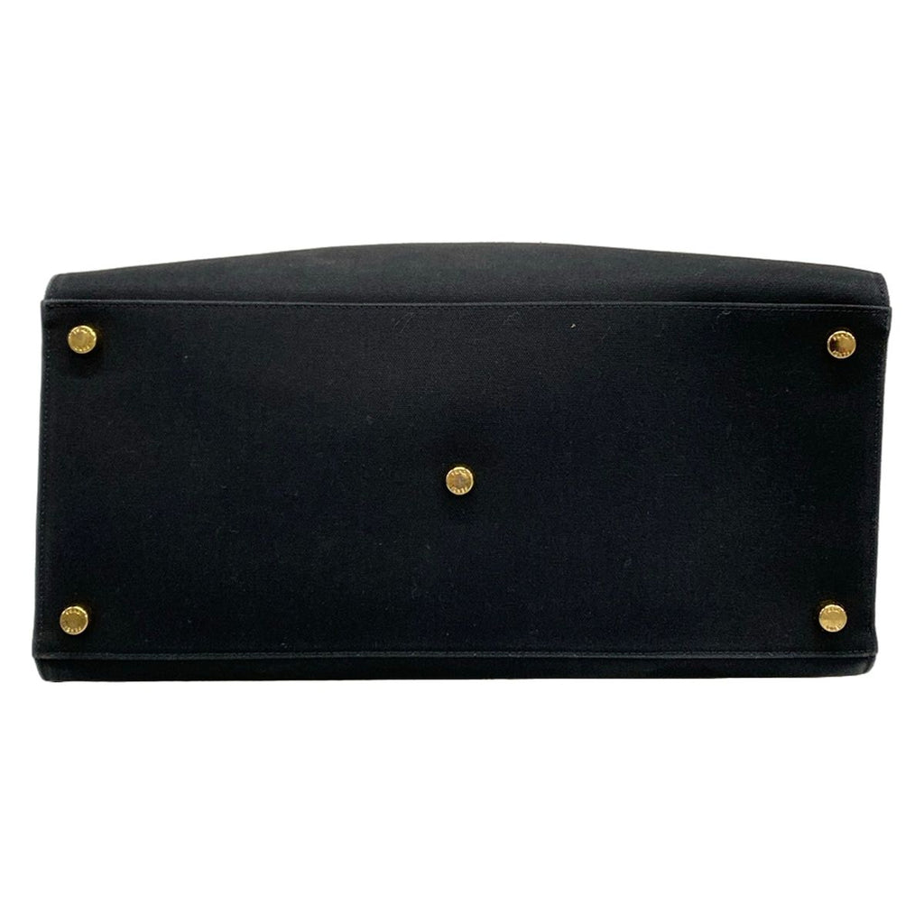 Fendi Tote Bag Black Gold Fendace — view 5