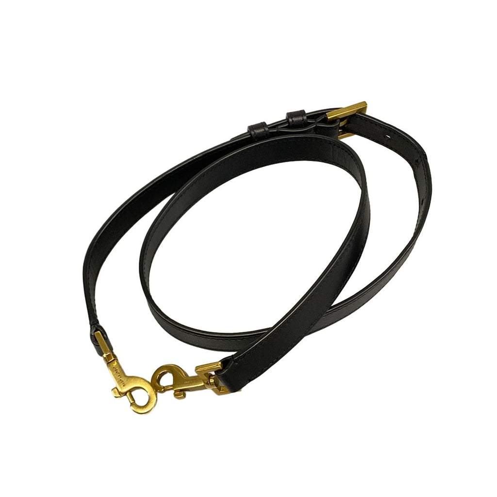 Saint Laurent Paris Handbag Fermoir Top Handle Bag Black Leather — view 8