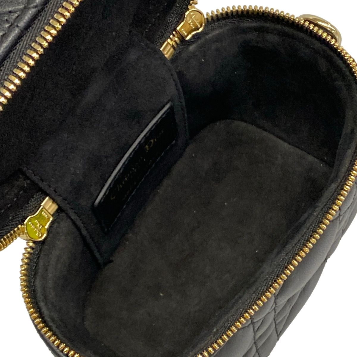 Dior Vanity Lady Micro Black Mini Bag Lambskin — view 7