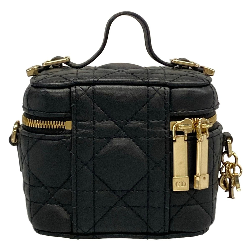 Dior Vanity Lady Micro Black Mini Bag Lambskin — view 3