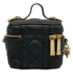 Dior Vanity Lady Micro Black Mini Bag Lambskin — view 3