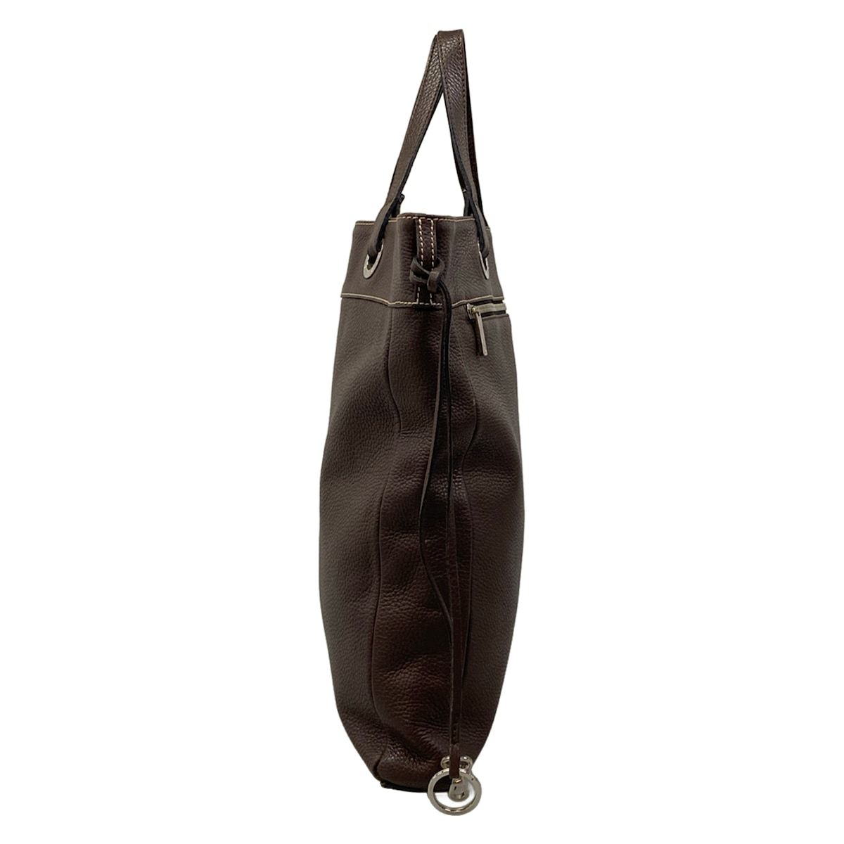 Loewe Tote Bag Dark Brown Leather — view 2