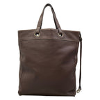 Loewe Tote Bag Dark Brown Leather — view 3
