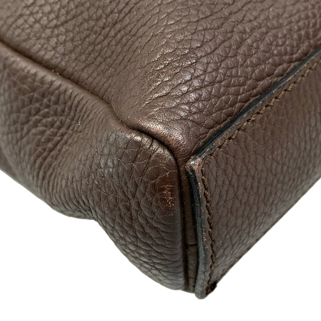 Loewe Tote Bag Dark Brown Leather — view 6