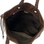 Loewe Tote Bag Dark Brown Leather — view 7