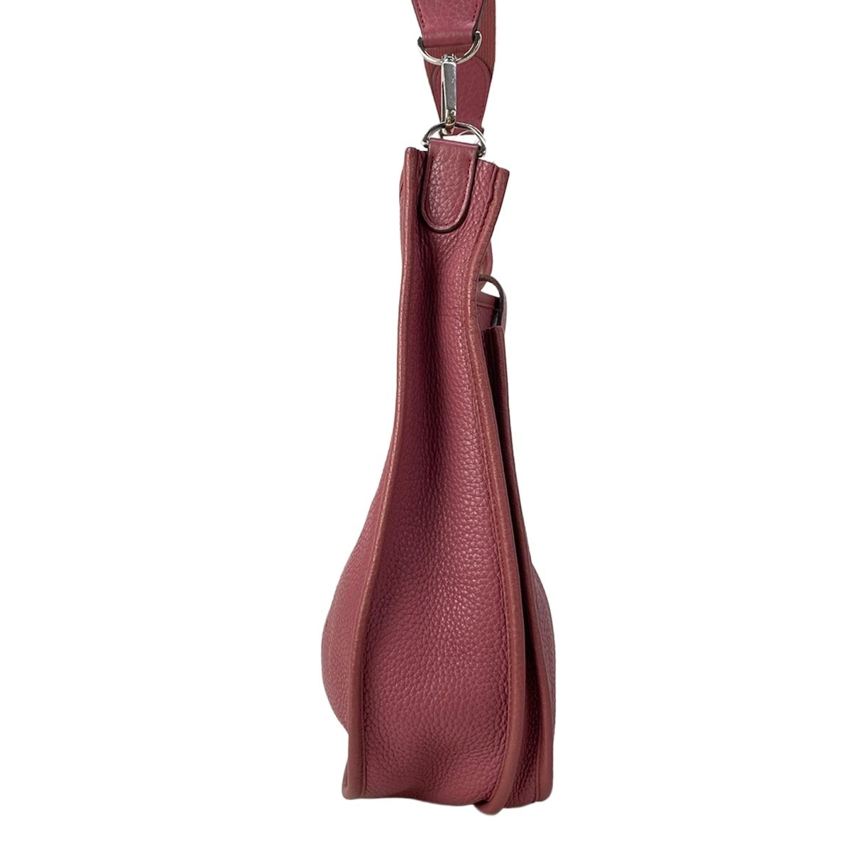 Hermes Shoulder Bag Evelyne 3 III GM Rosewood Silver — view 4