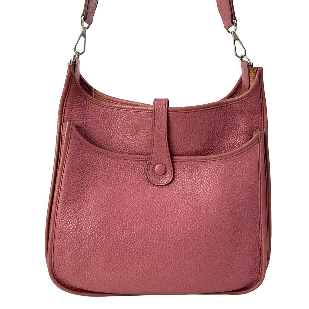 Hermes Shoulder Bag Evelyne 3 III GM Rosewood Silver — view 3