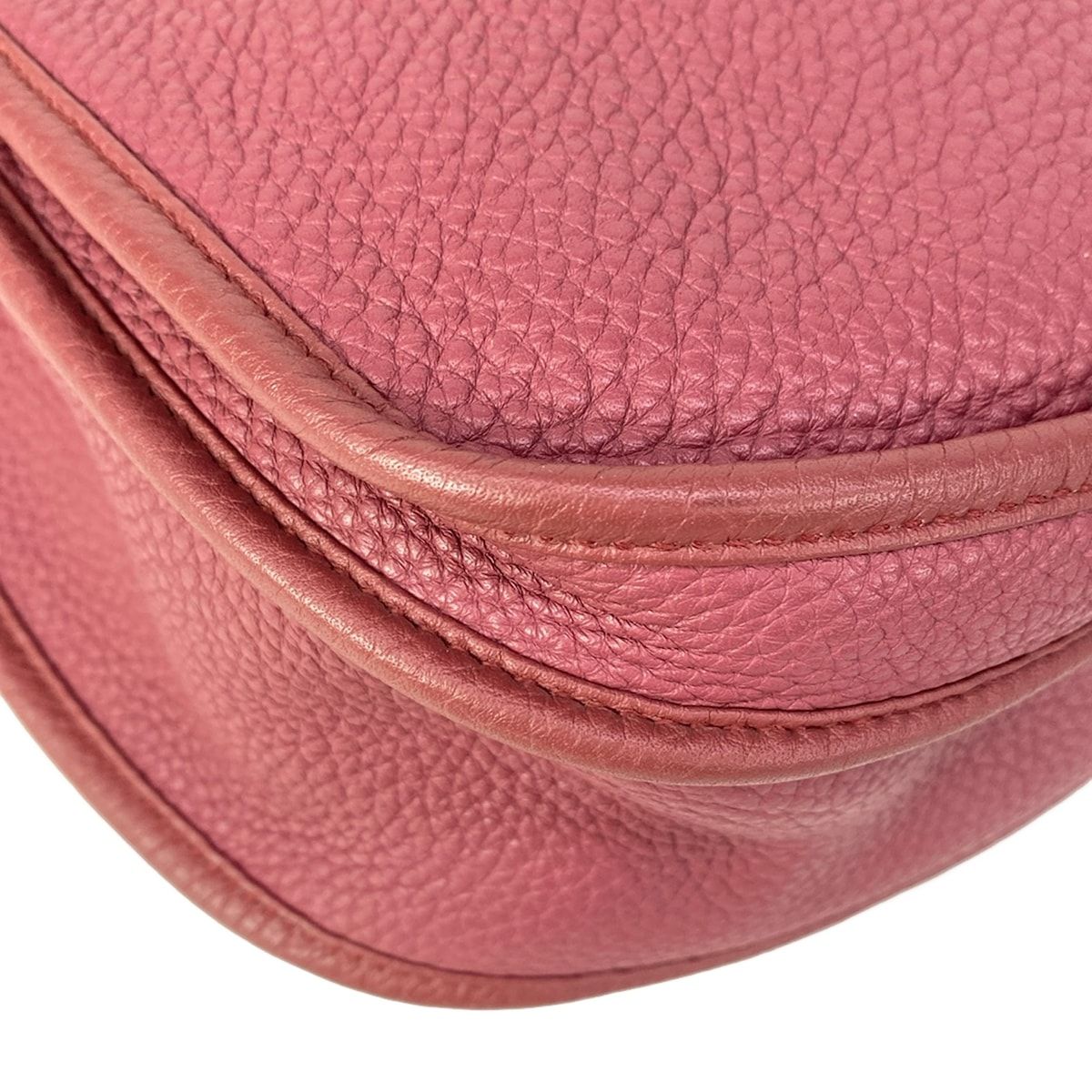 Hermes Shoulder Bag Evelyne 3 III GM Rosewood Silver — view 8