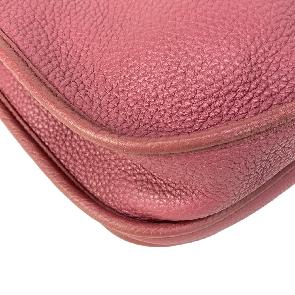 Hermes Shoulder Bag Evelyne 3 III GM Rosewood Silver — view 6