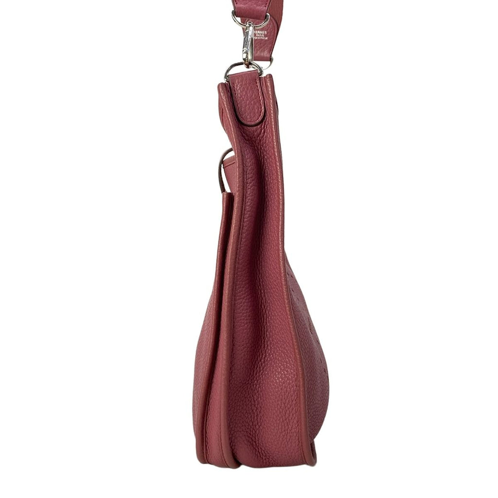 Hermes Shoulder Bag Evelyne 3 III GM Rosewood Silver — view 2