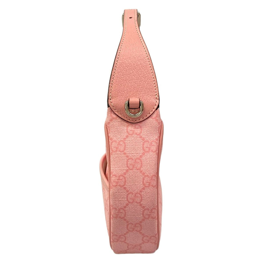 Gucci GG Half Moon Shape Mini Bag Pink Leather — view 4