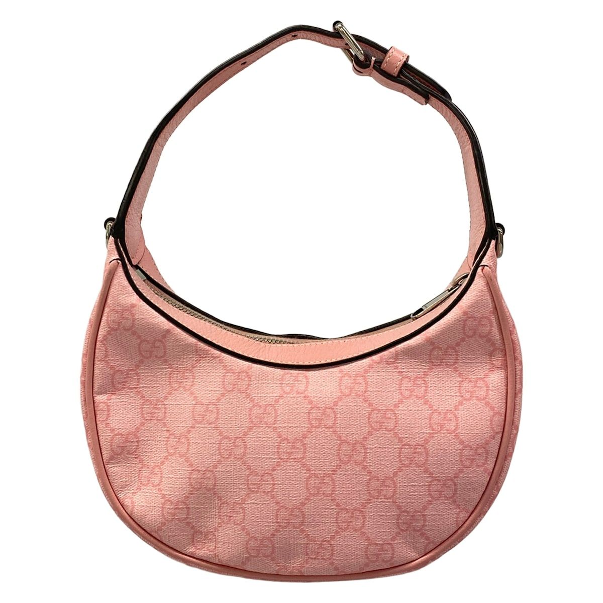 Gucci GG Half Moon Shape Mini Bag Pink Leather — view 3