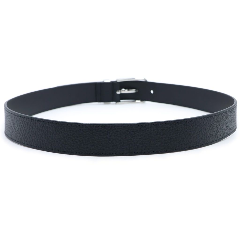 Louis Vuitton Belt Pont Neuf LV Logo Buckle Taurillon Leather Black — view 2