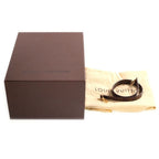 Louis Vuitton Monogram Montaigne MM Shoulder Bag Brown Leather — view 8