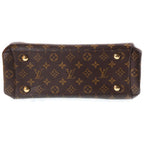 Louis Vuitton Monogram Montaigne MM Shoulder Bag Brown Leather — view 4