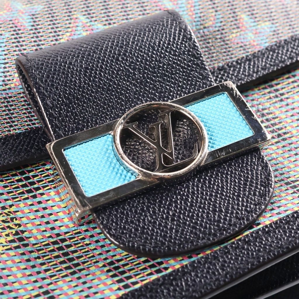 Louis Vuitton Monogram LV Pop Dauphine Mini Shoulder Bag Blue — view 6