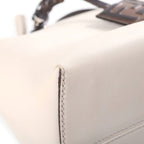Fendi by the Way Medium 2-Way Shoulder Bag Zucca White Brown Leather — view 5
