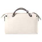 Fendi by the Way Medium 2-Way Shoulder Bag Zucca White Brown Leather — view 2