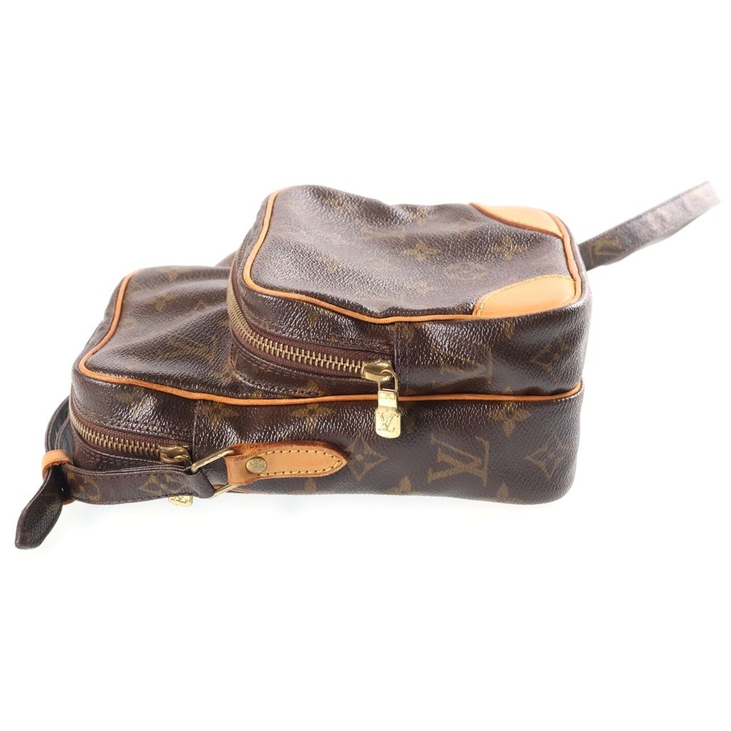 Louis Vuitton Monogram Amazon Mini Shoulder Bag Brown Leather Gold — view 3