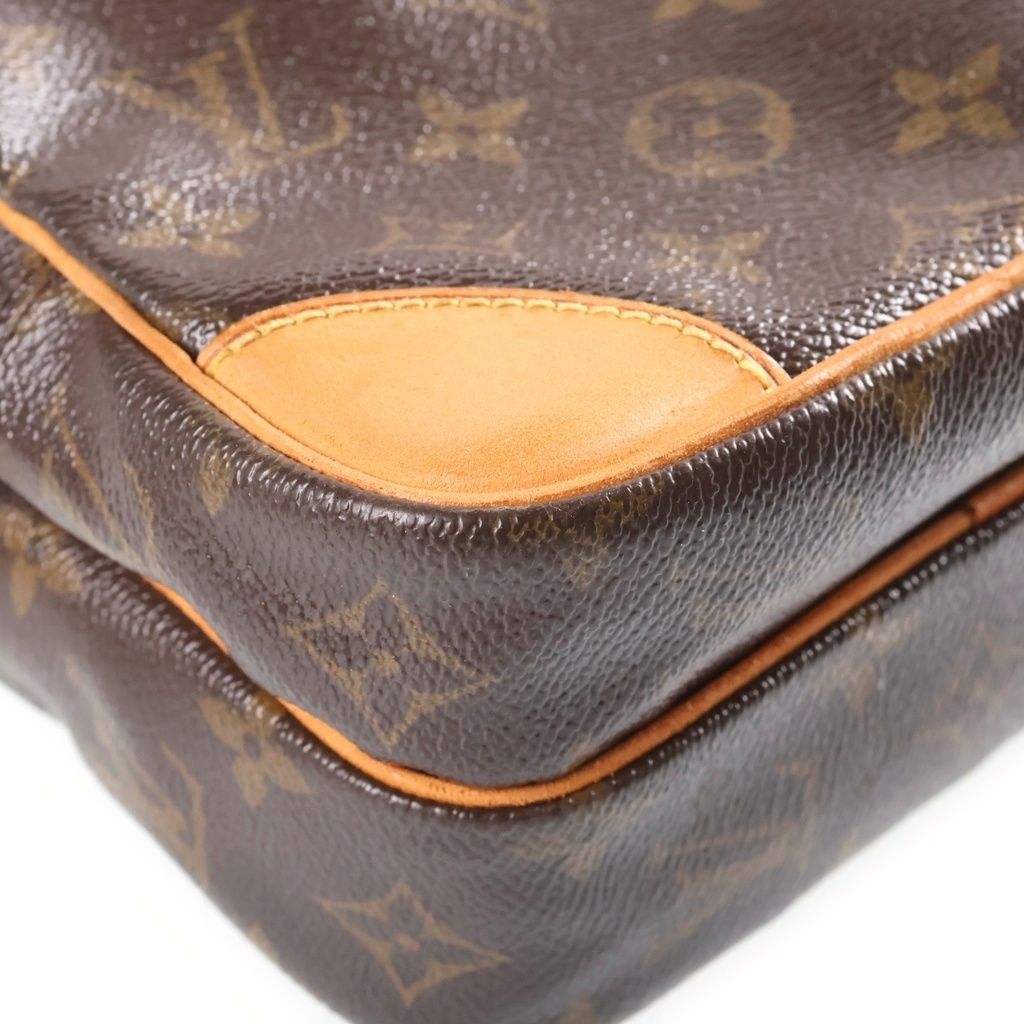 Louis Vuitton Monogram Amazon Mini Shoulder Bag Brown Leather Gold — view 5