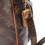 Louis Vuitton Monogram Amazon Mini Shoulder Bag Brown Leather Gold — view 7