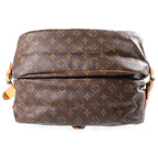 Louis Vuitton Monogram Saumur 30 Shoulder Bag Brown Leather Gold — view 4