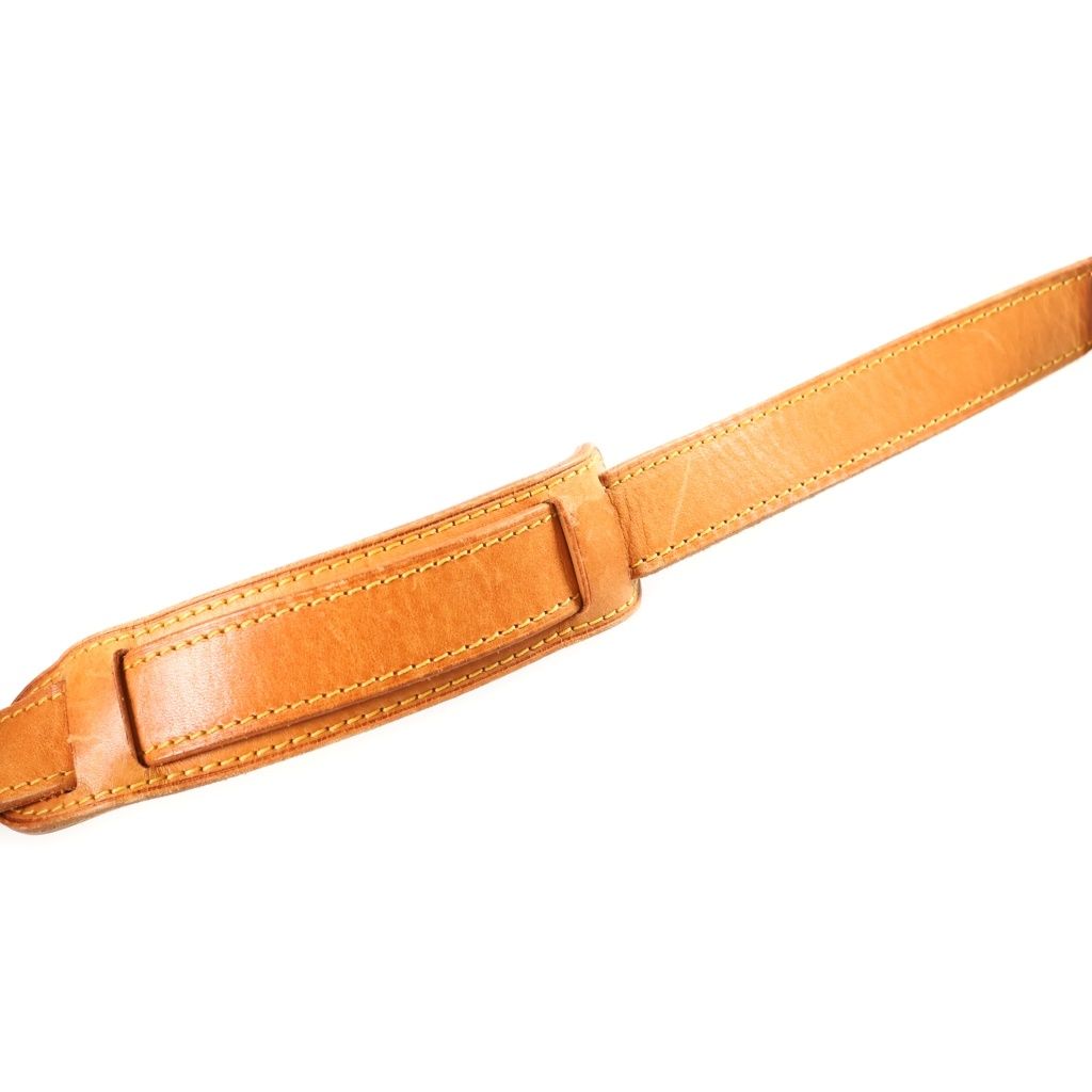 Louis Vuitton Monogram Saumur 30 Shoulder Bag Brown Leather Gold — view 7