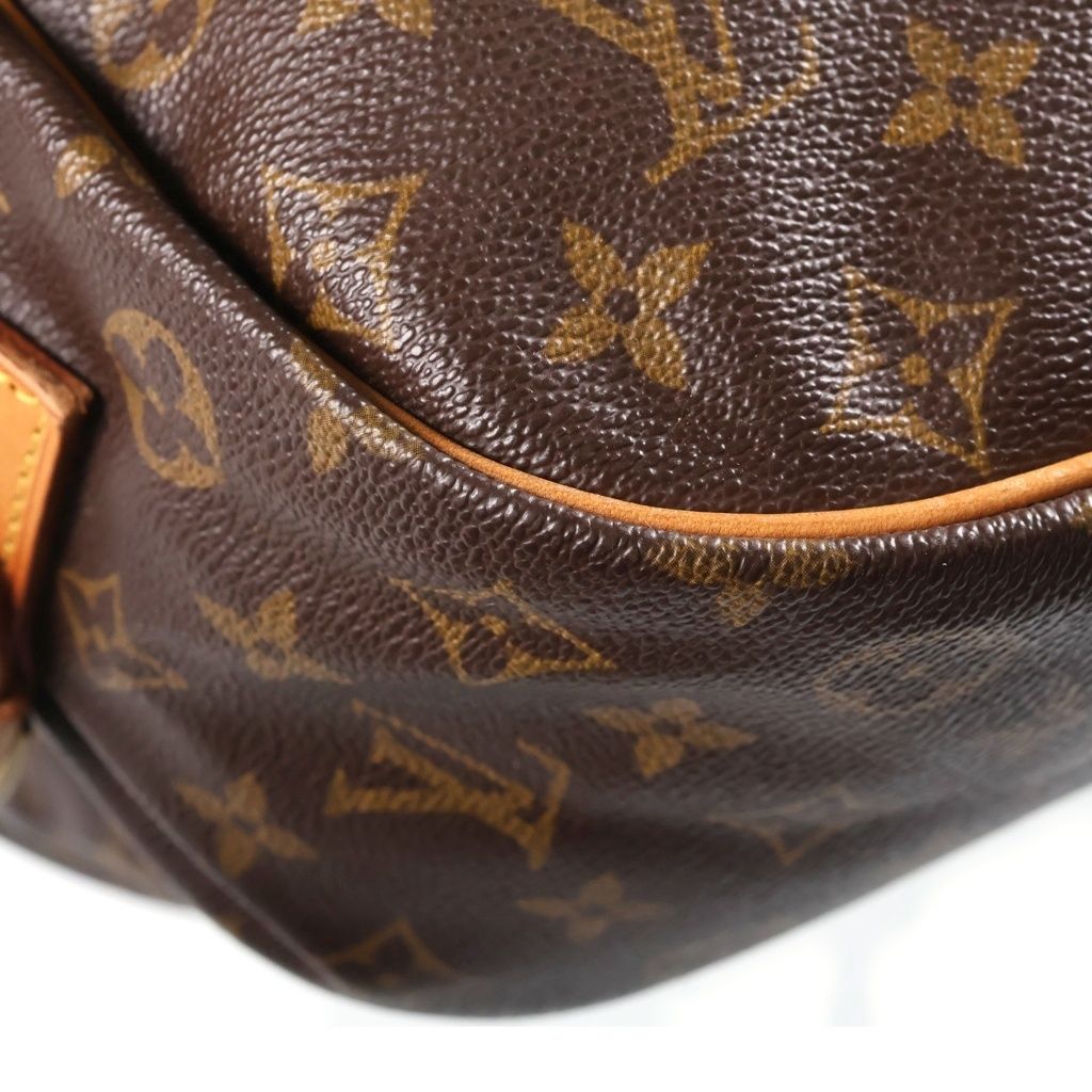 Louis Vuitton Monogram Saumur 30 Shoulder Bag Brown Leather Gold — view 5