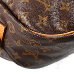Louis Vuitton Monogram Saumur 30 Shoulder Bag Brown Leather Gold — view 5