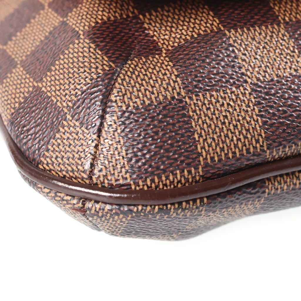 Louis Vuitton Damier Musette Salsa Long Shoulder Bag Brown Leather Gold — view 5