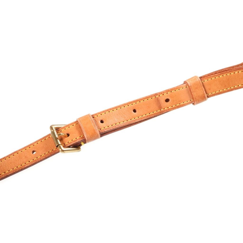 Louis Vuitton Monogram Musette Tango Shoulder Bag Brown Leather Gold — view 6