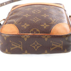 Louis Vuitton Monogram Danube Mini Shoulder Bag Brown Leather Gold — view 4