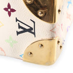 Louis Vuitton Monogram Multicolor Boulogne Shoulder Bag White Brown Leather Gold — view 6