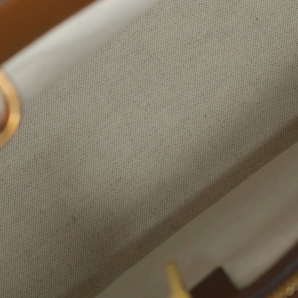 Gucci GG Supreme 2-Way Shoulder Bag Brown Beige Leather Gold — view 7