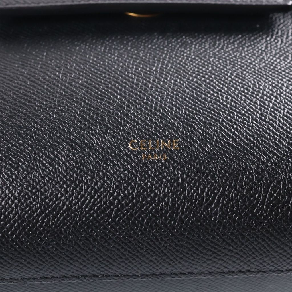 Celine Belt Bag Nano Black Leather — view 6