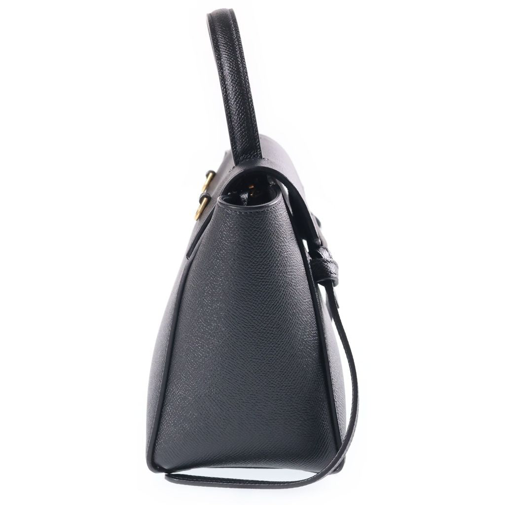 Celine Belt Bag Nano Black Leather — view 3