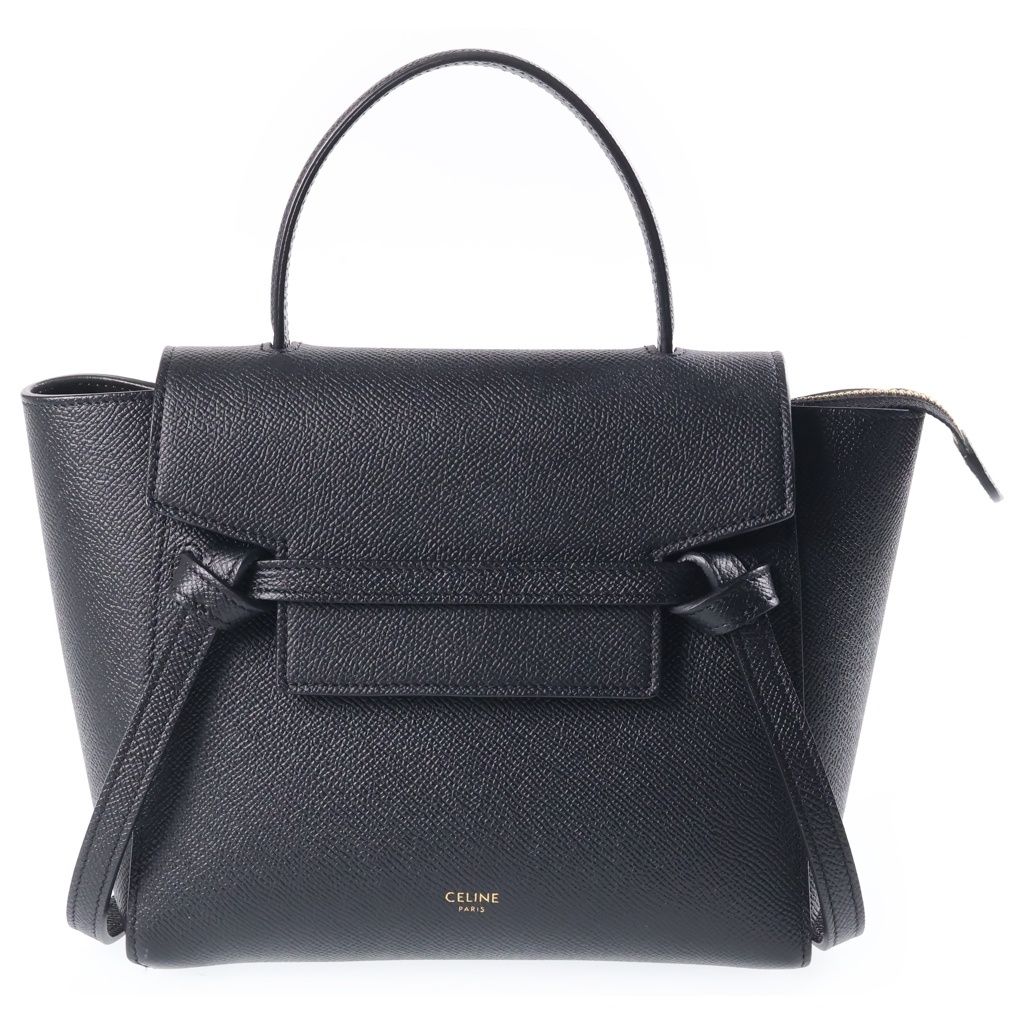 Celine Belt Bag Nano Black Leather