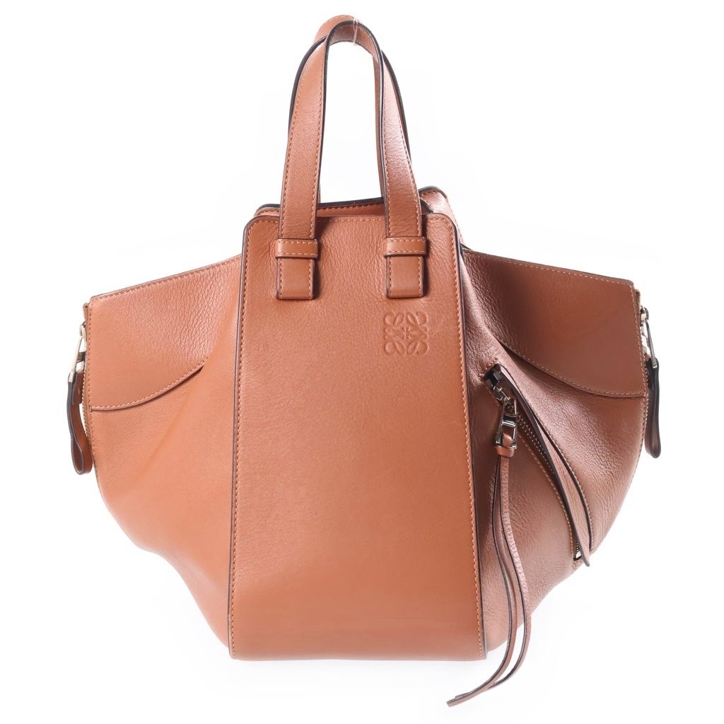 Loewe Hammock Small Shoulder Bag Leather Brown