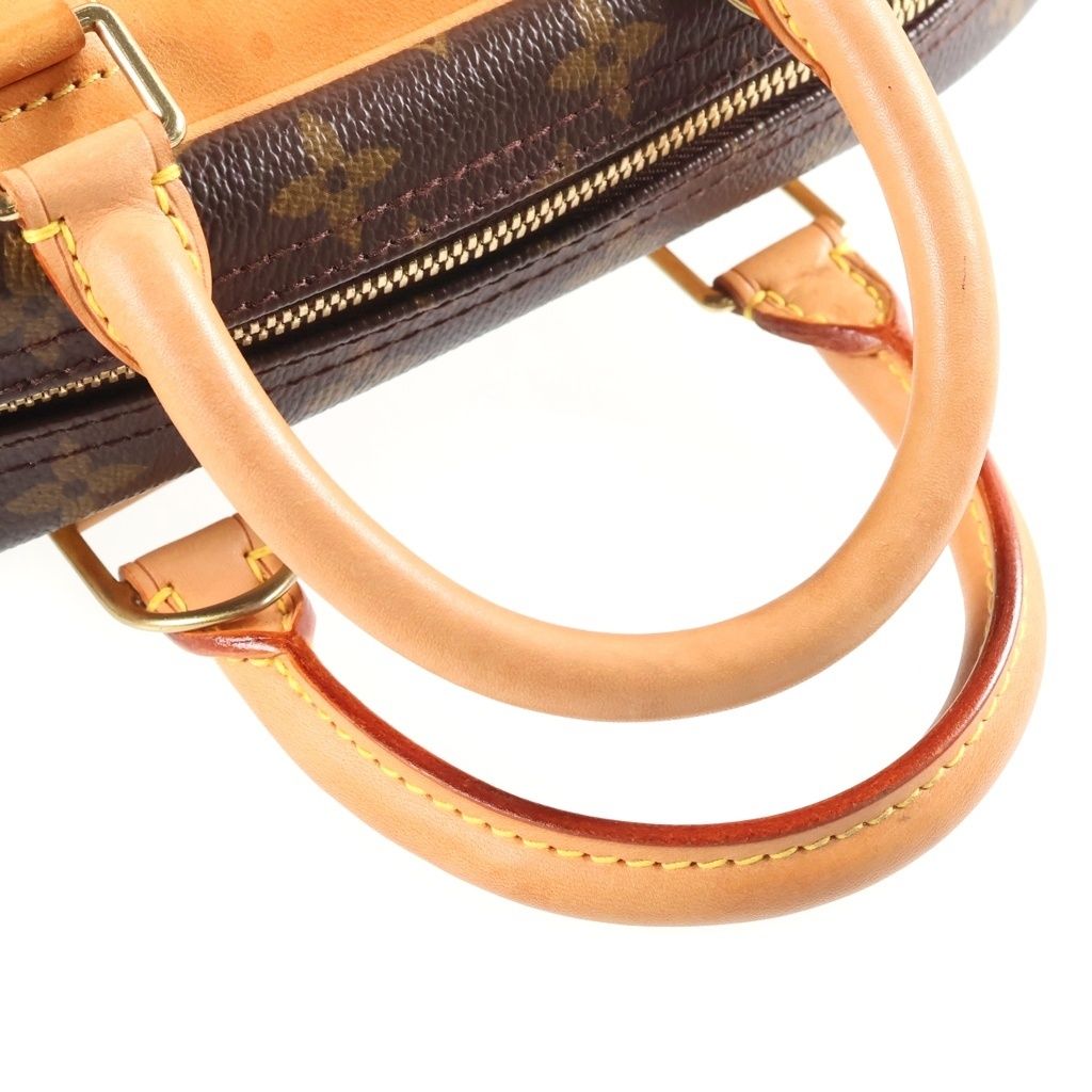 Louis Vuitton Monogram Trouville Handbag Brown Leather — view 7