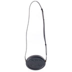 Celine Oval Purse Cuir Triomphe Shoulder Bag Black Leather — view 2