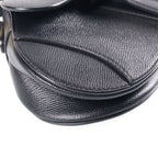 Dior Saddle Bag Mini Black Leather Gold — view 5