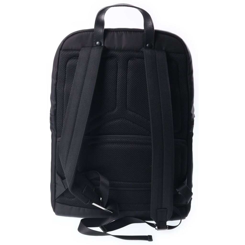 Prada Re-Nylon Backpack Black Silver — view 2