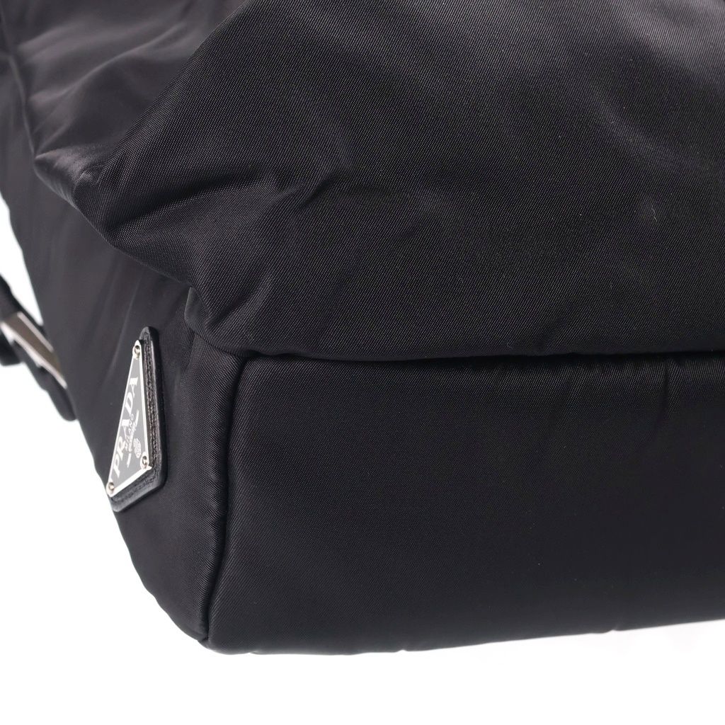 Prada Re-Nylon Backpack Black Silver — view 5